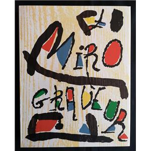 [MIRO] MIRO GRAVEUR. Tome I : 1928 -1960. Avec 3 bois gravés originaux - Jacques Dupin