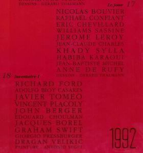 [COLLECTIF, revue] LE SERPENT A PLUMES. "Récits et fictions courtes". Année 1992 : numéros 15, 16, 17 et 18 - Collectif