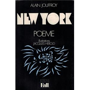 [HEROLD] NEW YORK. Pome, " Bibliopus " - Alain Jouffroy. Illustrations de Jacques Hrold 