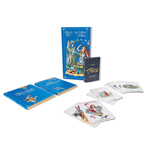 [TENNIEL] LE COFFRET D'ALICE / Alice's Box (deux livres et un jeu de cartes) - Lewis Carroll. Illustrations de John Tenniel