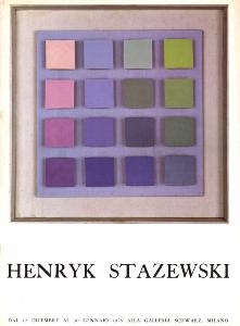 [Collectif] RYSZARD WINIARSKI - Enrico Crispoliti/HENRYK STAZEWSKI - Hanna Ptaszkowska. Catalogue d'exposition (Galleria Schwarz, 1974) 